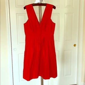New, Tags-on Red JCrew lined tank dress